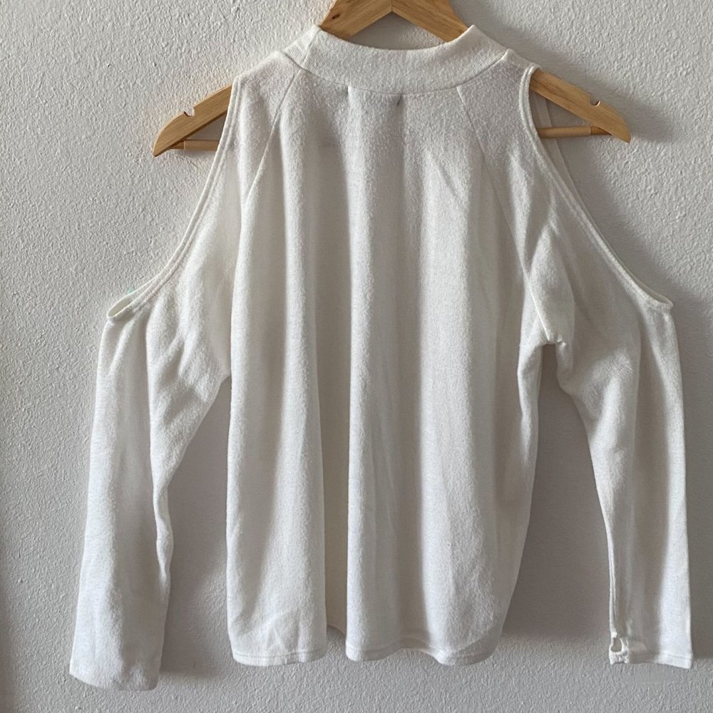White long Sleeve Soft Blouse